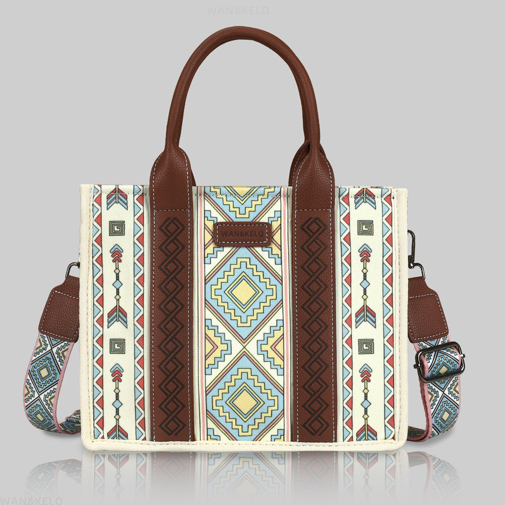 Wholesale Canvas Boho Shoulder Tote Bag