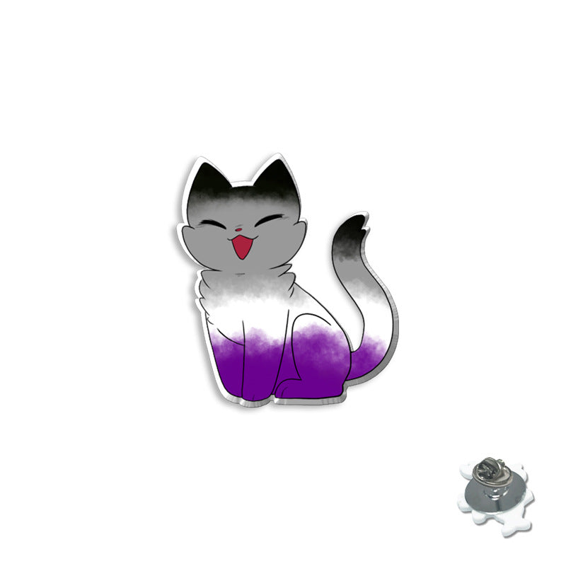 Wholesale Rainbow Animal Series Colorful Cat Breast Needle