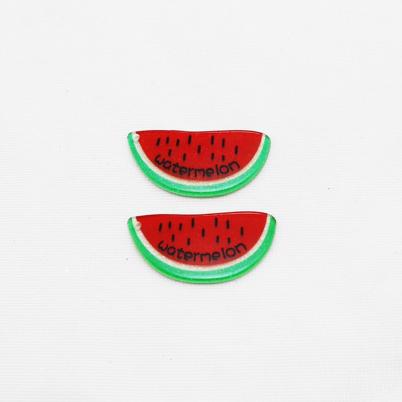 Wholesale 10pcs Acrylic Fruit Series Diy Accessories