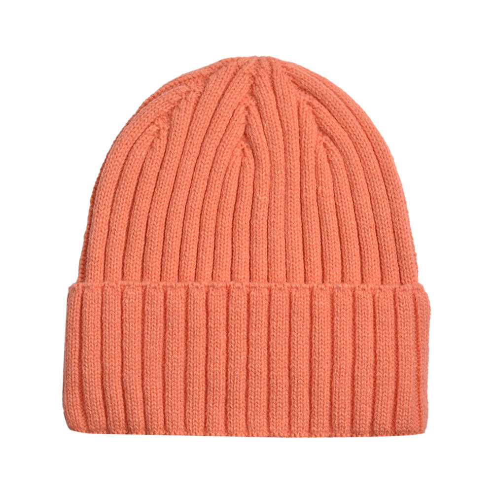 Wholesale Winter Hat Solid Color Knitted Hat Woolen Hat