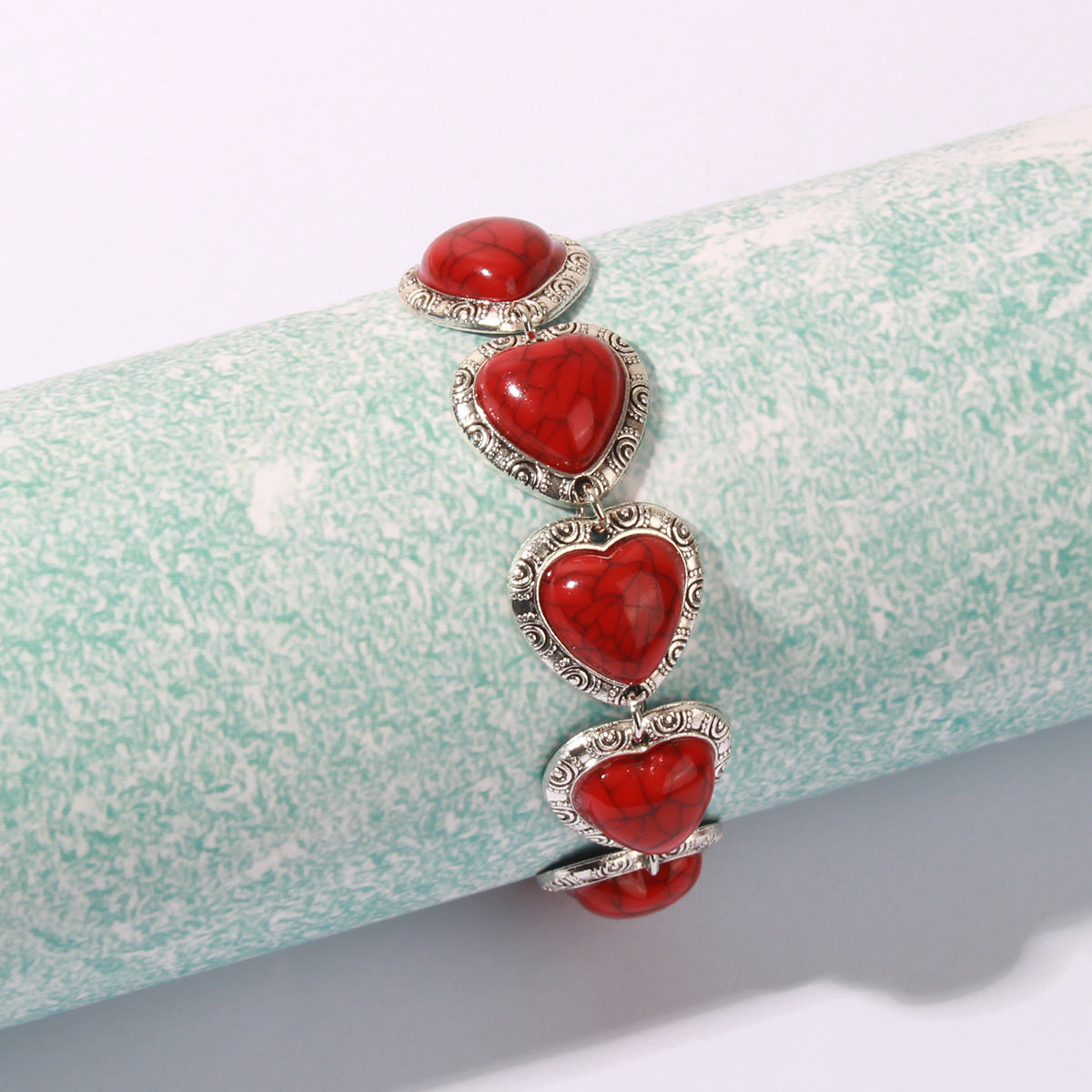 Wholesale Retro Love Turquoise Bracelet