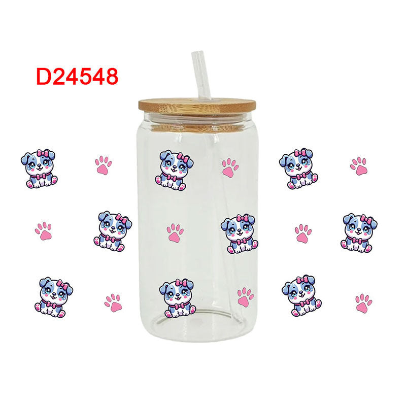 Wholesale UV Transfer Paste Glass Crystal Label Crystal Paste 16OZ UV DTF WRAPS