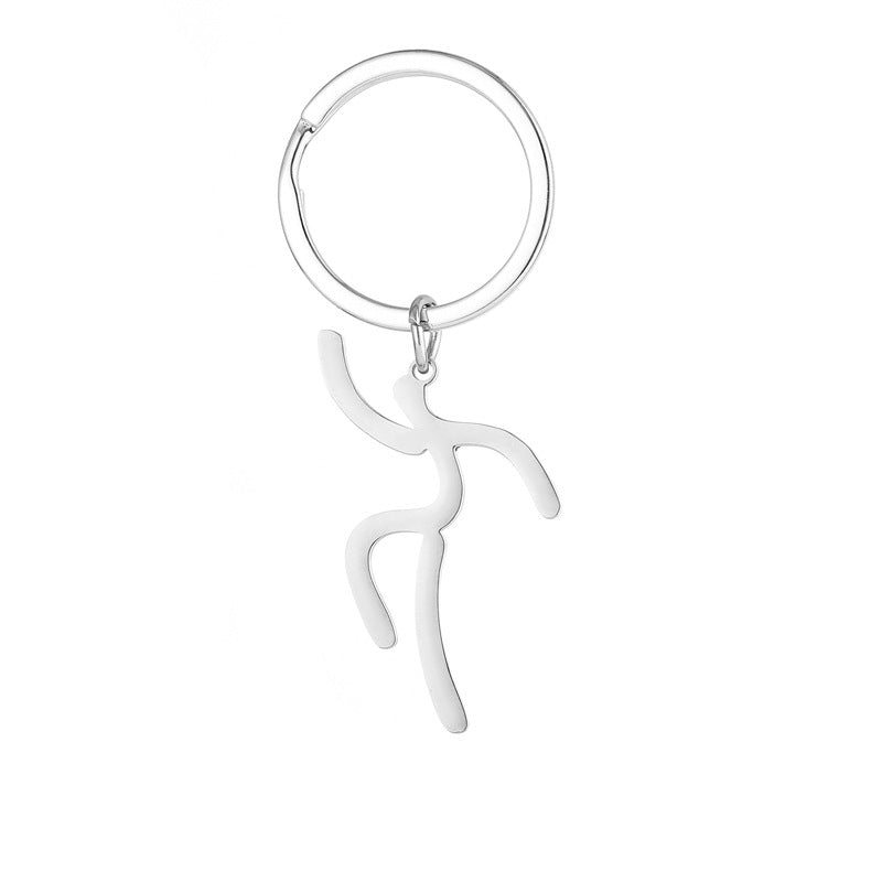 Wholesale Sports Matchman Stainless Steel Keychain