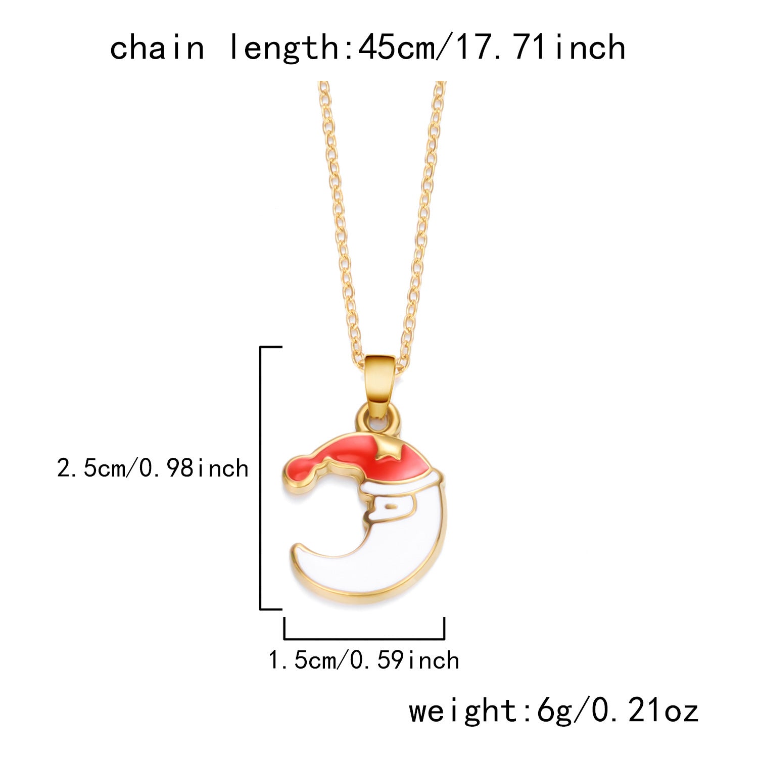 Wholesale Christmas Dopamine Colored Necklace