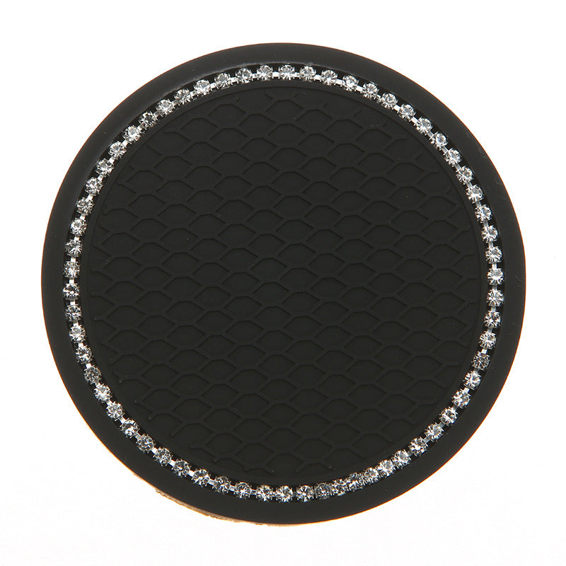 Wholesale Water Coaster PVC Diamond Coaster Round Storage Mat