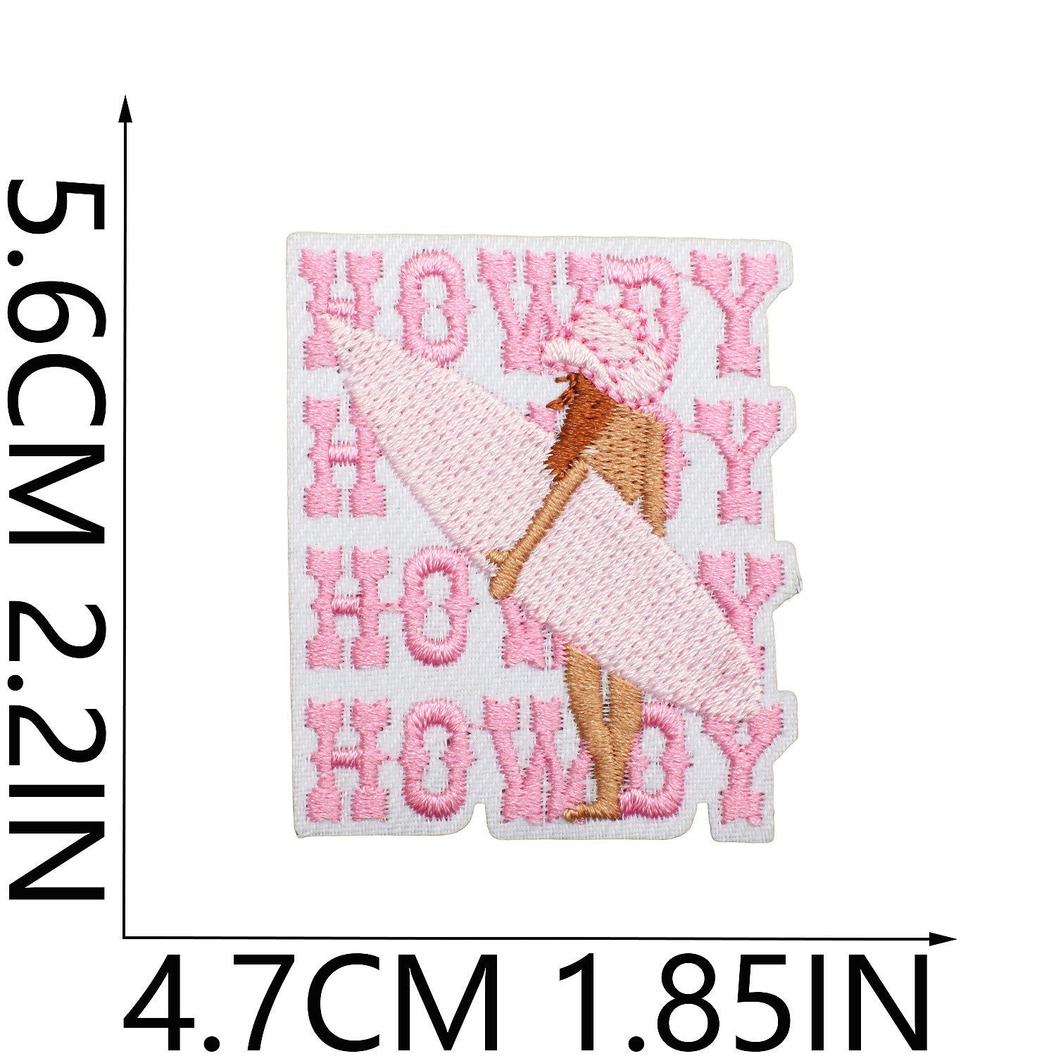 Wholesale Pink Theme Embroidery Cloth Stickers Surfing Girls Patch