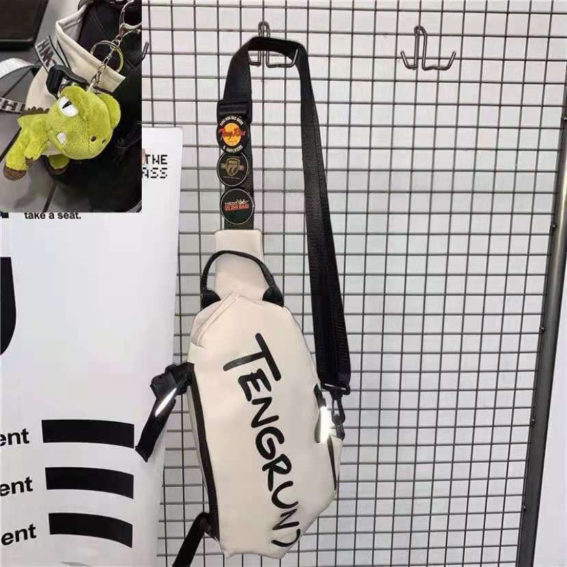 Wholesale Messenger bag sports waist bag casual fashion shoulder bag student personality small cross bag chest bag