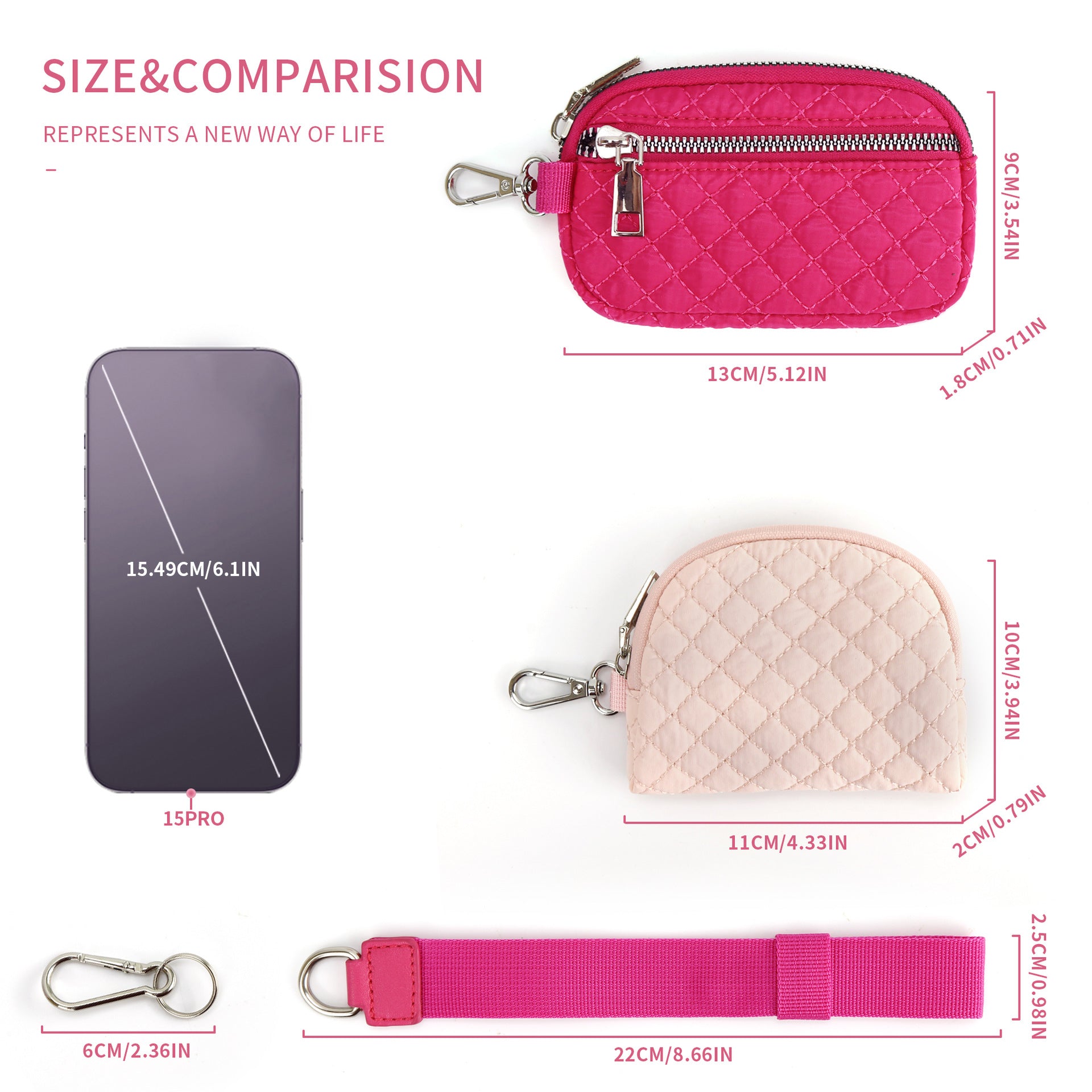 Wholesale Multifunctional wrist bag bank card coin purse