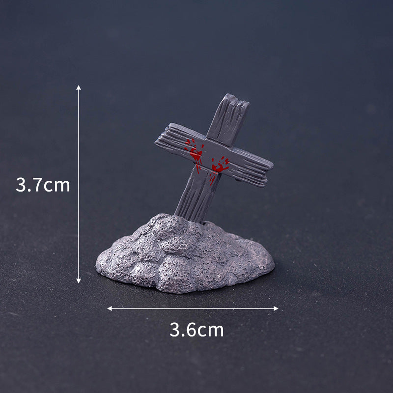 Wholesale Resin  Skull Mummy Figurine European Style Desk Ornament Everyday Use Gift Resale