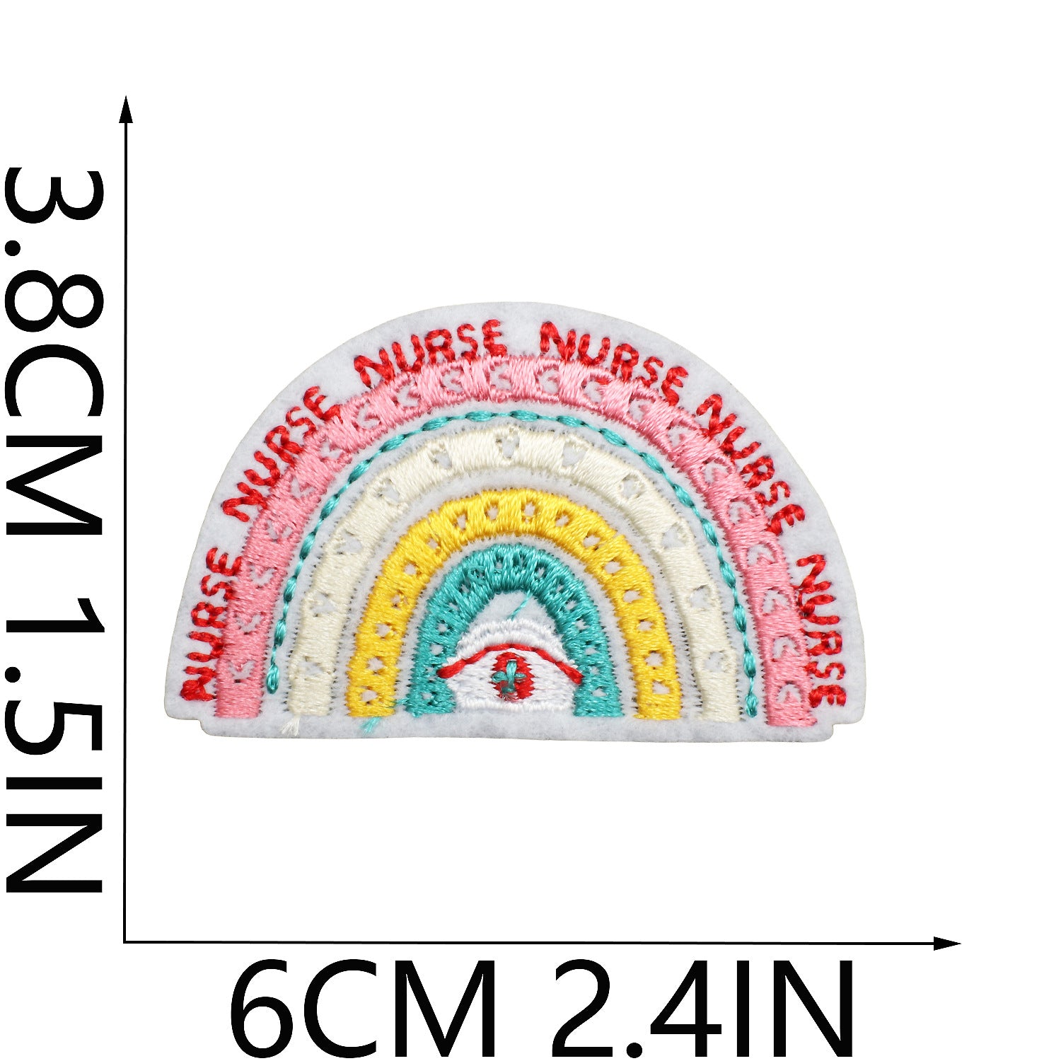 Wholesale Cartoon human organ embroidery patch medical equipment patch