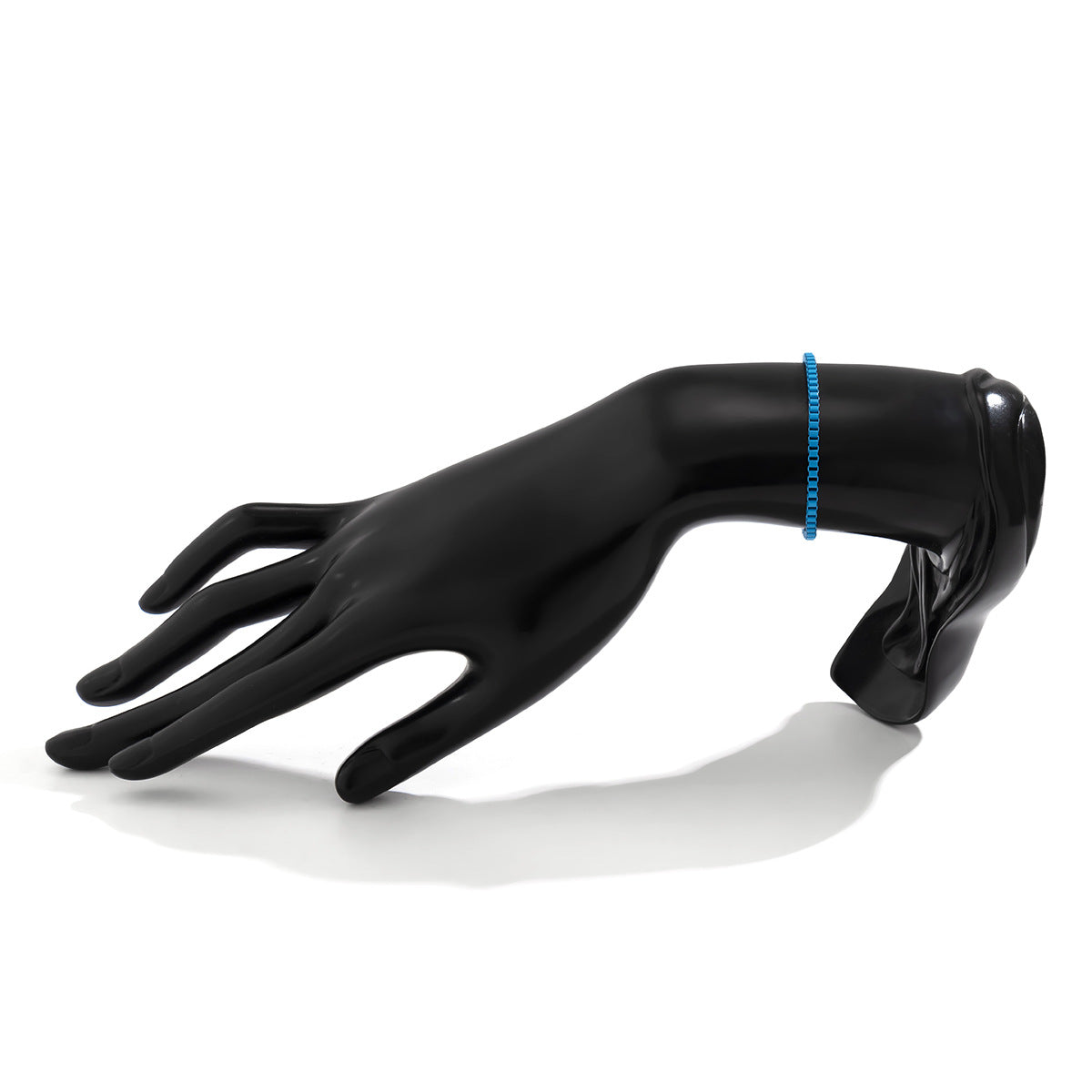 Wholesale Hollow Single Layer Color Spray Painted Large Box Chain Bracelet Necklaces Set