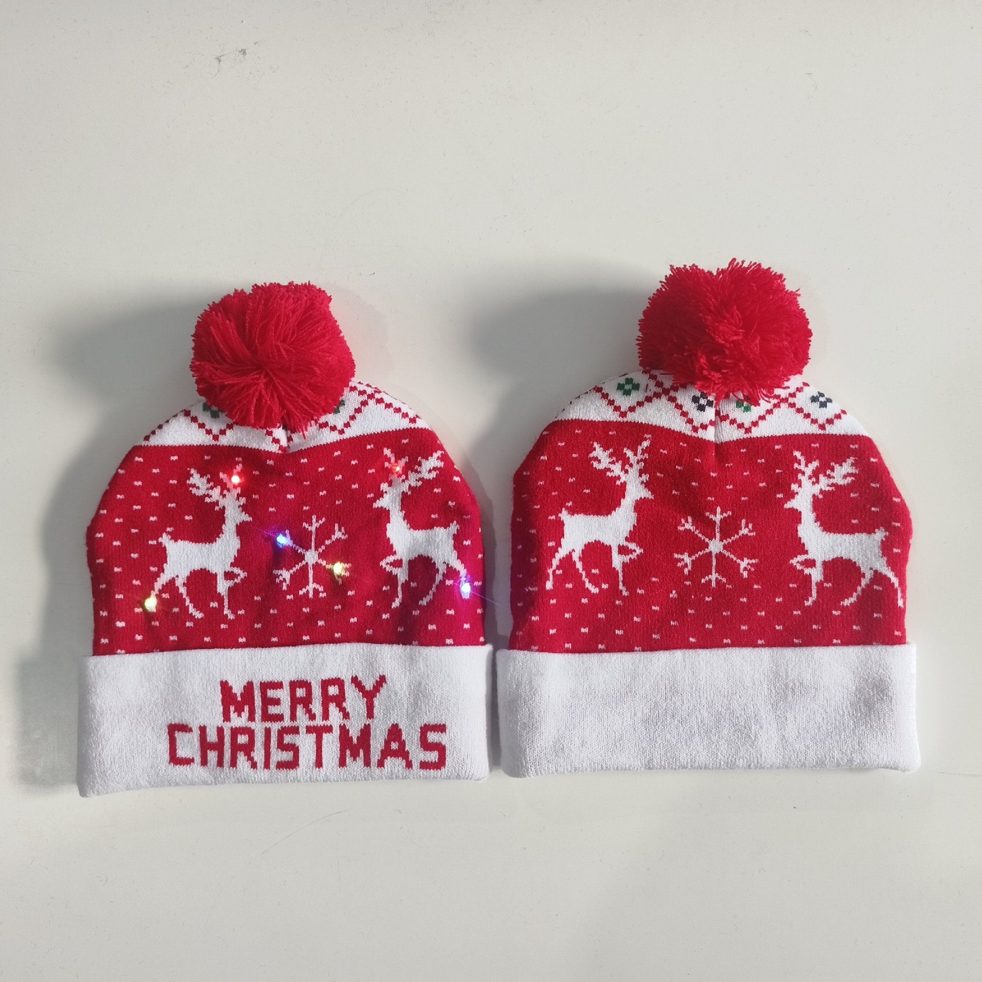 Wholesale Christmas hat  colorful woolen hat