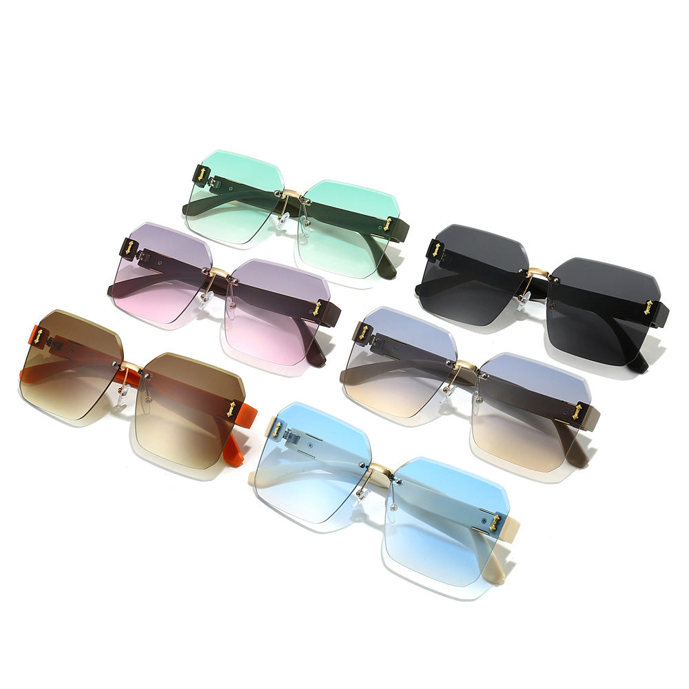 Wholesale Frameless Cut Edge UV Protection Polarized Sunglasses