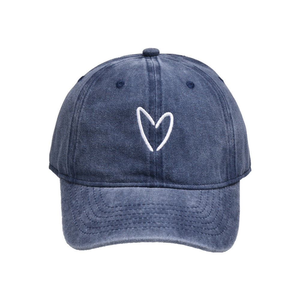 Wholesale Love Embroidered Cotton Baseball Caps