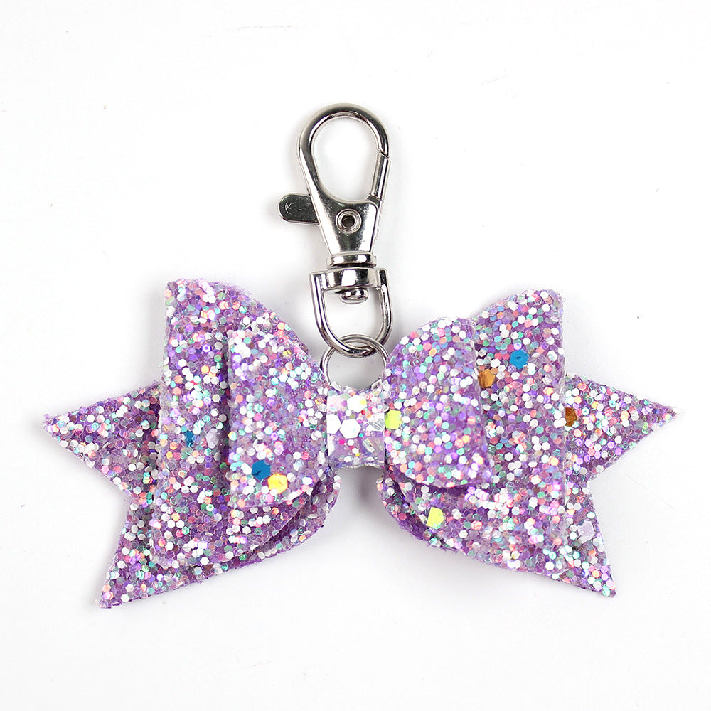 Wholesale 5pcs Mini Shiny Bag Pendant Sequin Hairpin