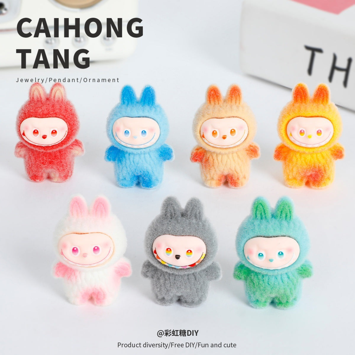 Wholesale Cartoon resin cute small ornaments DIY accessories
