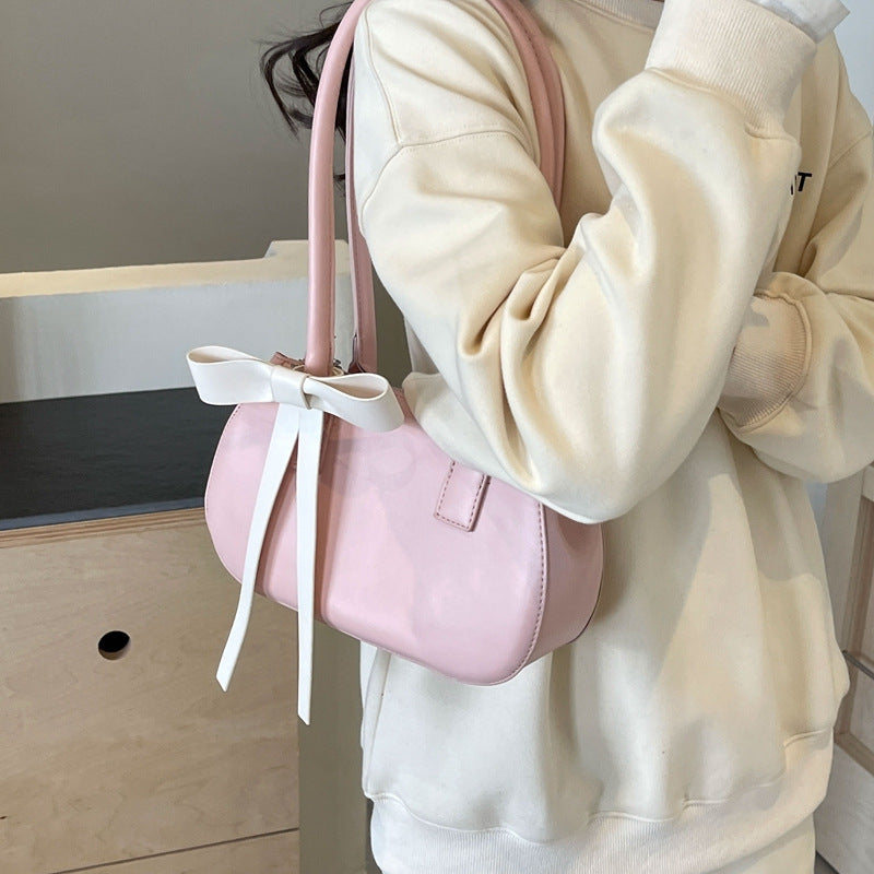 Wholesale Bow Fashion Simple Shoulder Underarm Bag