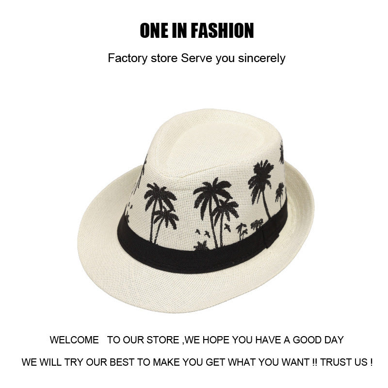 Wholesale Grass Woven Coconut Tree Beach Hats