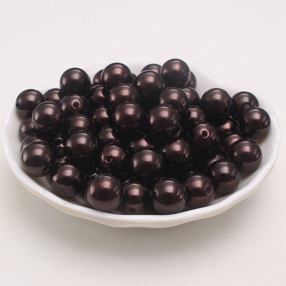 Wholesale 6-30MM Dark Coffee Pearl Loose Beads