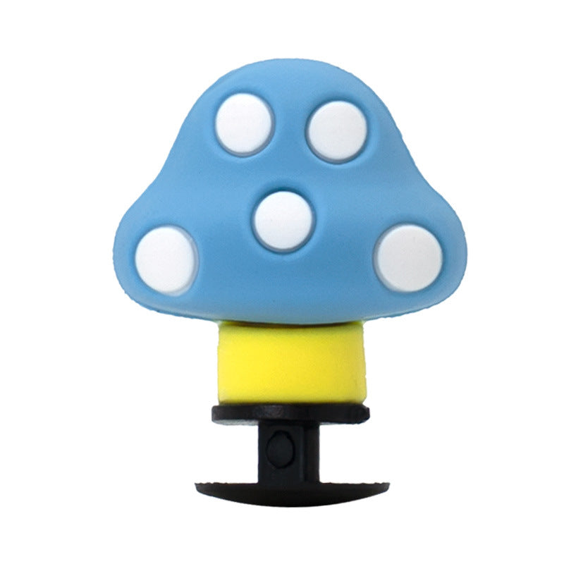 Wholesale 5pcs  Cartoon mushroom 3D hole shoe buckle decorative accessories