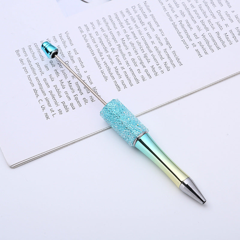 Wholesale 2pcs Electroplate Color Sugar Beadable Pens Rhinestone DIY Pens
