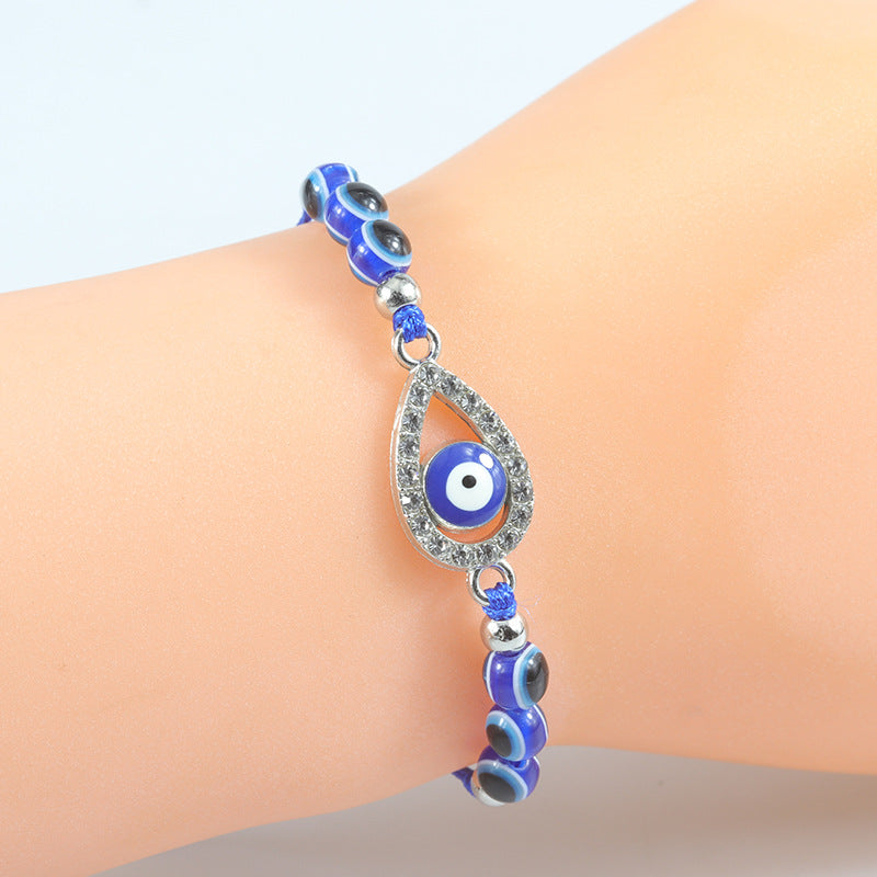 Wholesale Blue Devil Eye Braided Bracelet