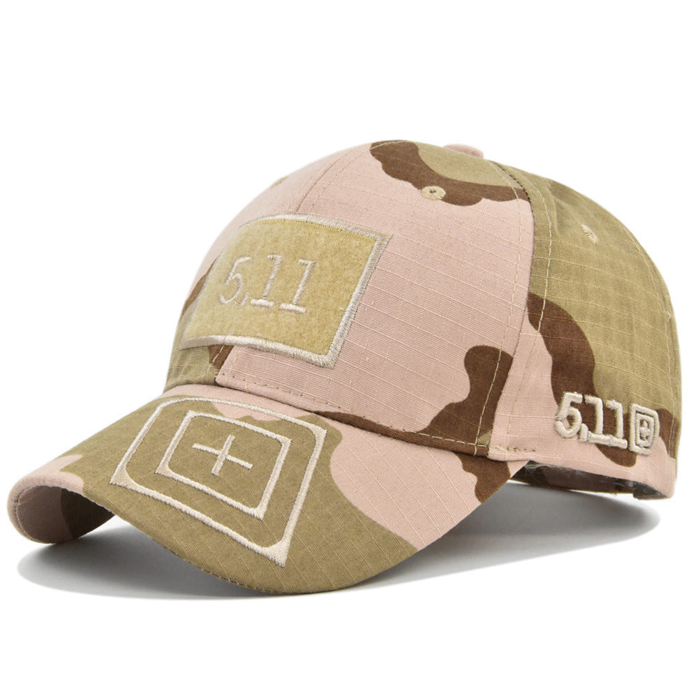 Wholesale 3D Embroidered Curved Brim Camouflage Baseball Cap
