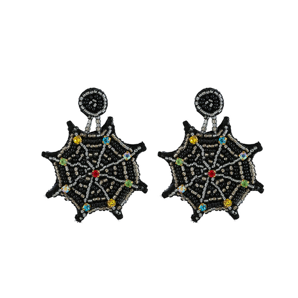 Wholesale  Fabric Beaded Earrings,  Bohemian Style Earrings