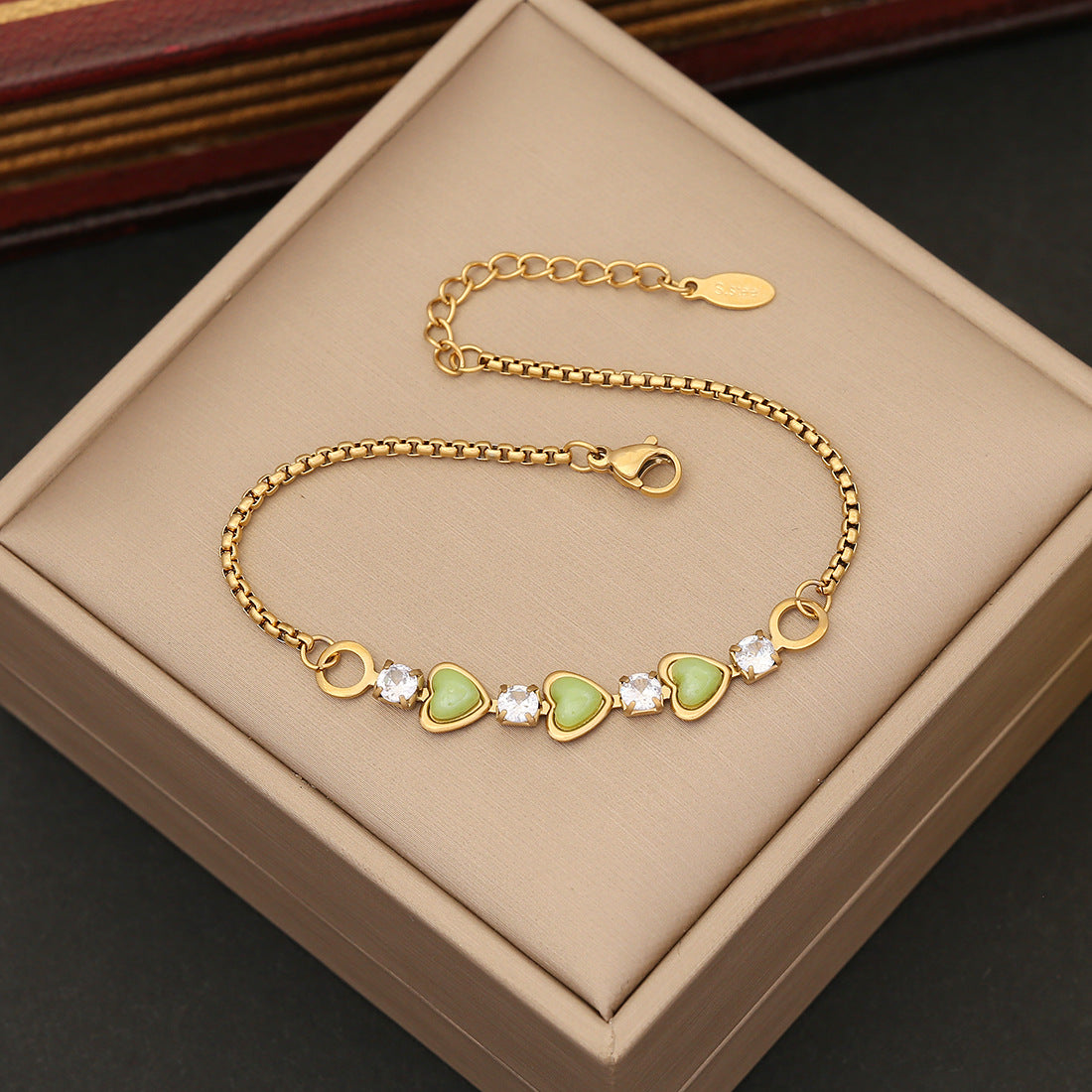 Wholesale Love Bracelet Full of Diamonds Stainless Steel Retro Bracelet