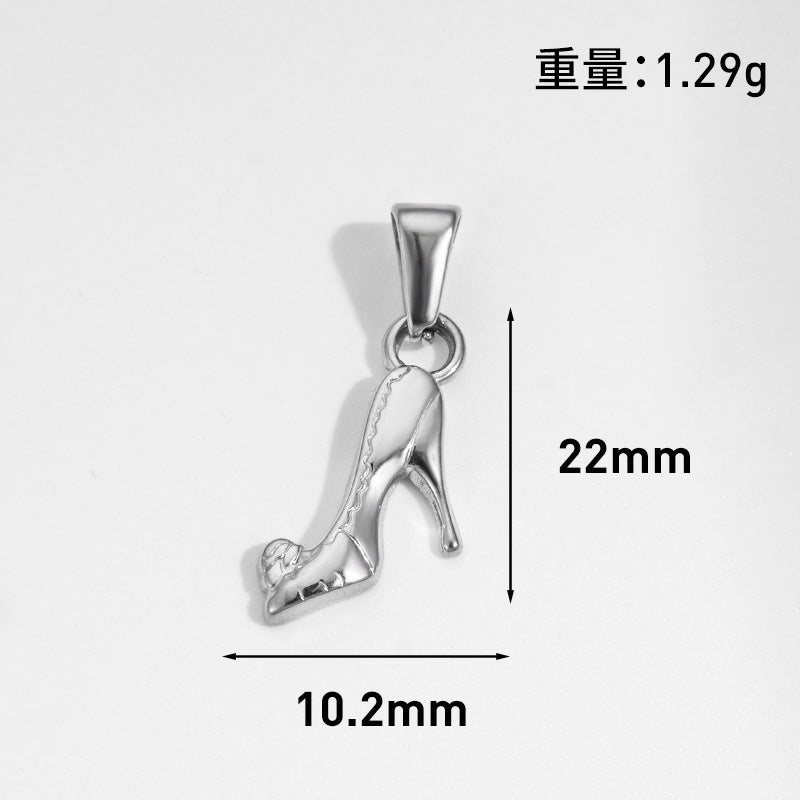 Wholesale 10pcs Sun Star Moon Octagonal Star Geometric Stainless Steel Pendant