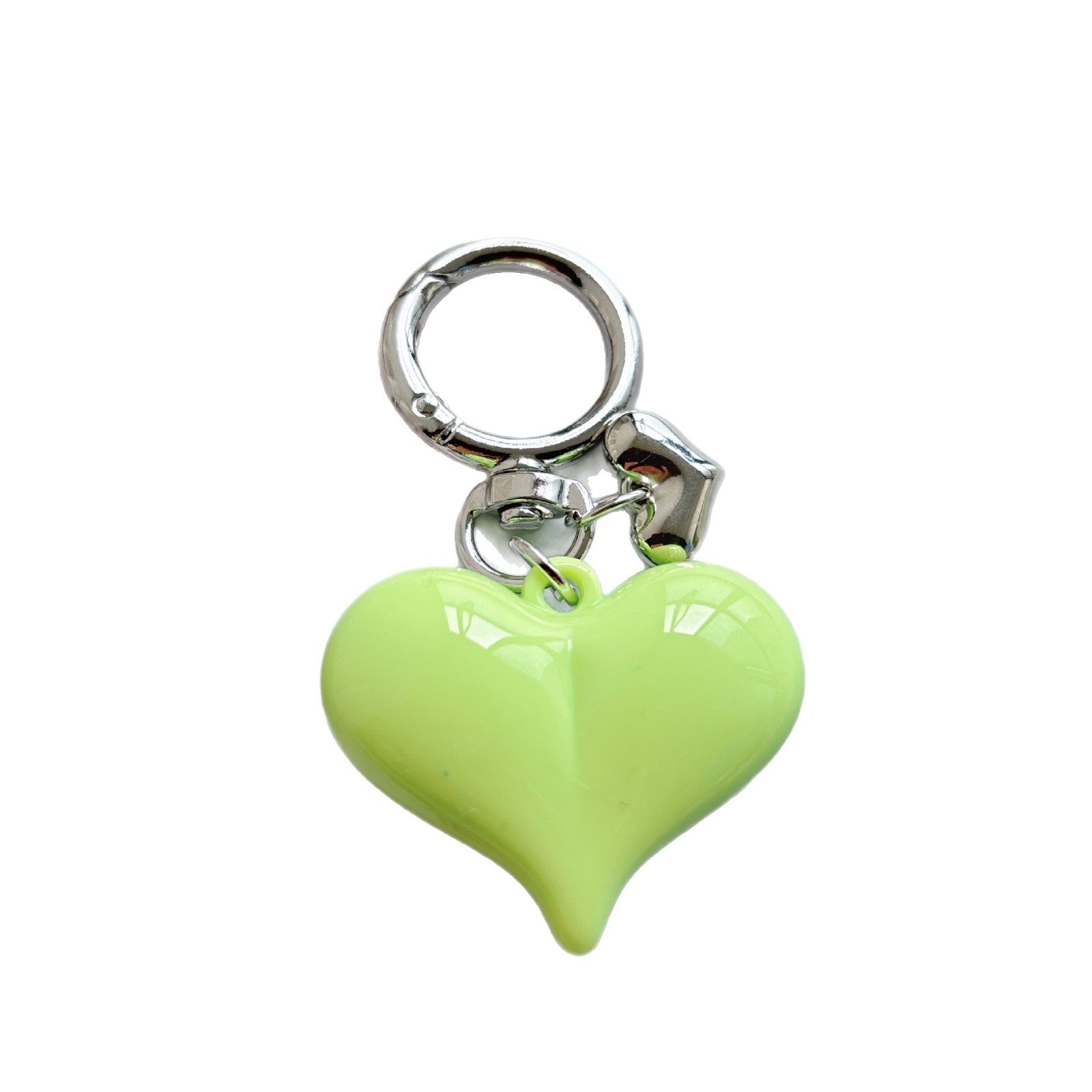 Wholesale Creative love keychain peach heart bag car key decoration