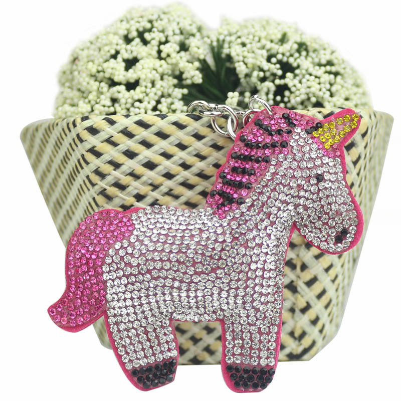 Wholesale 4pcs  Animation Unicorn Keychain