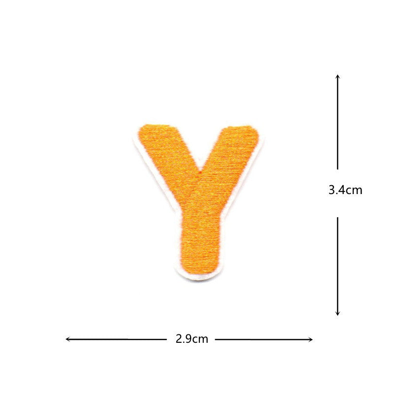 Wholesale Colorful numeric and English letters DIY Patches