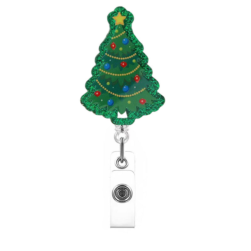 Wholesale Christmas cartoon gift Badge Reels