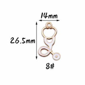 Wholesale 10pcs Doctor Nurse Thermometer Alloy Oil Drop Pendant Diy Pendant