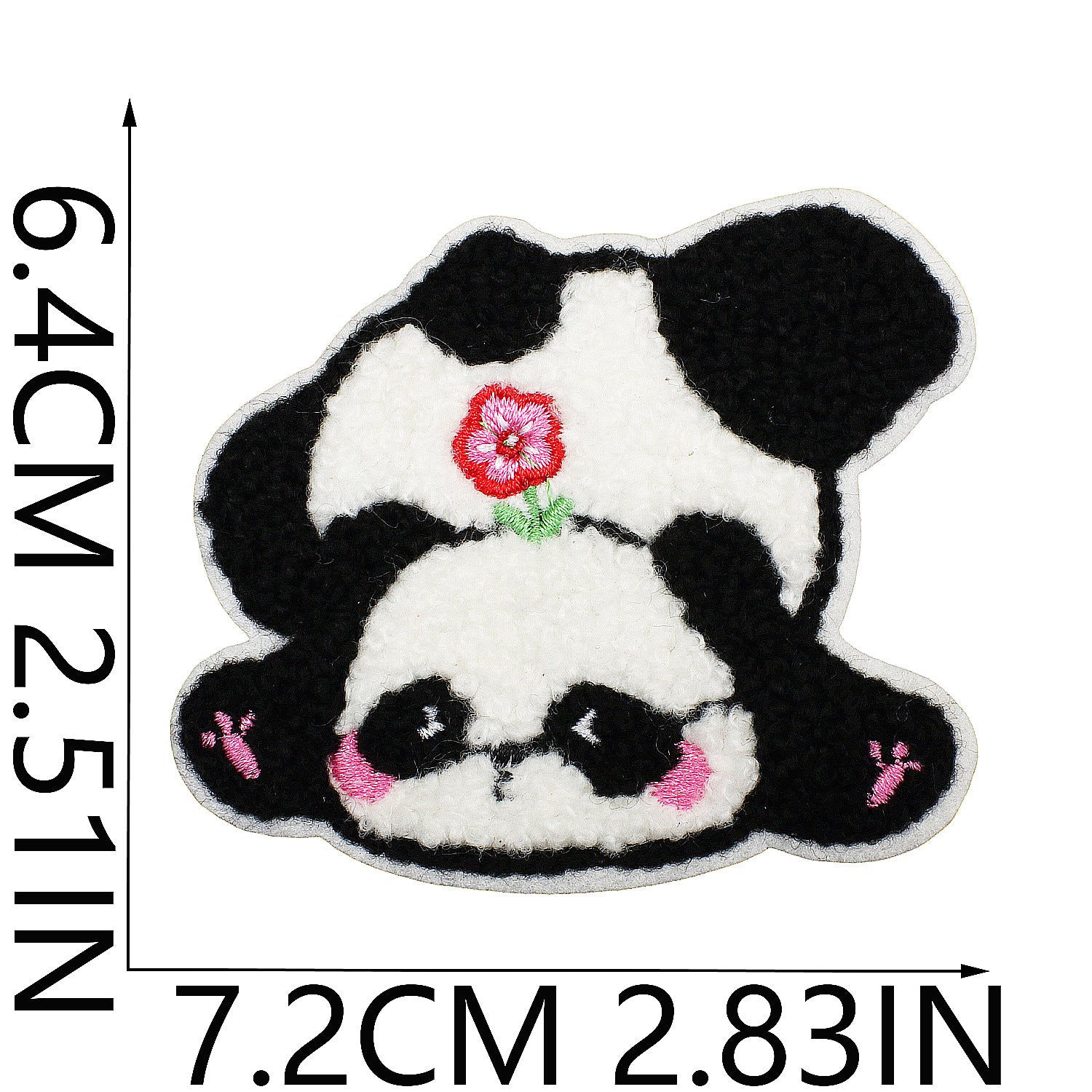 Wholesale Cute Panda Embroidery Patch For Clothing And Bag Decoration DIY Craft Supply Trendy Fashion Accessory For Resale