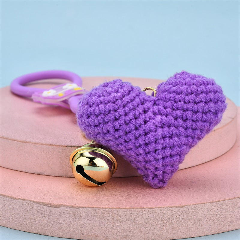 Llavero de hilo de corazón al por mayor