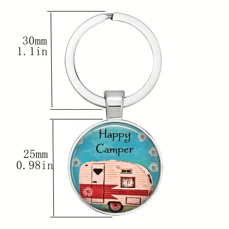 Wholesale Butterfly Time Gem Metal Keychain