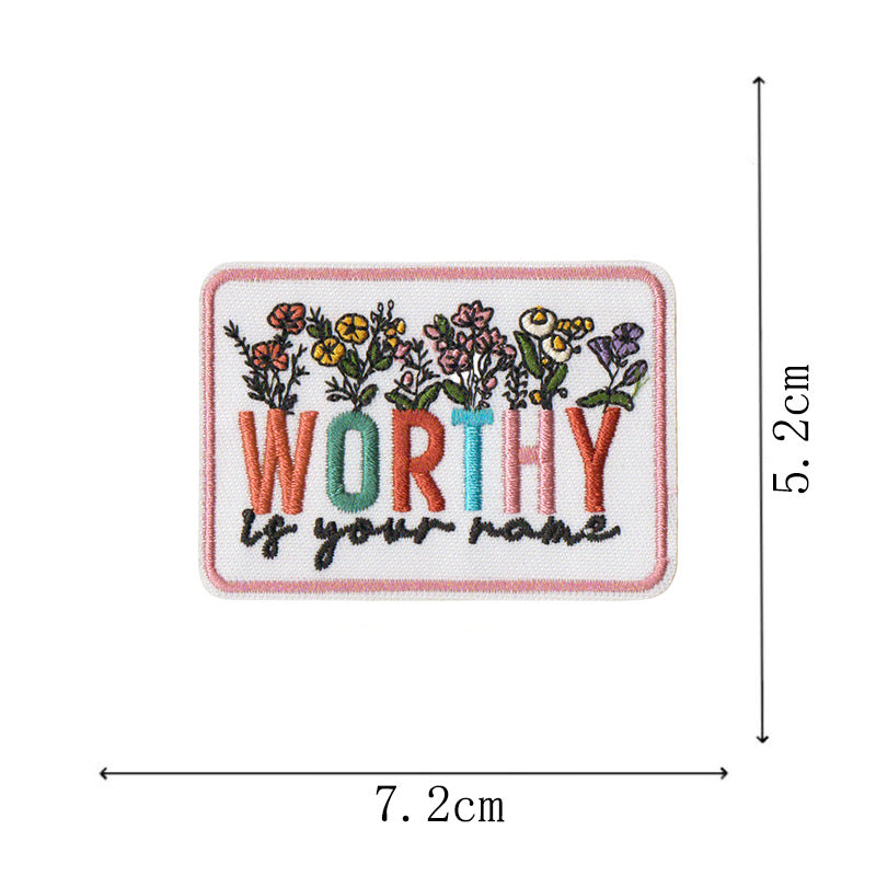 Wholesale Bible ironing embroidery patch