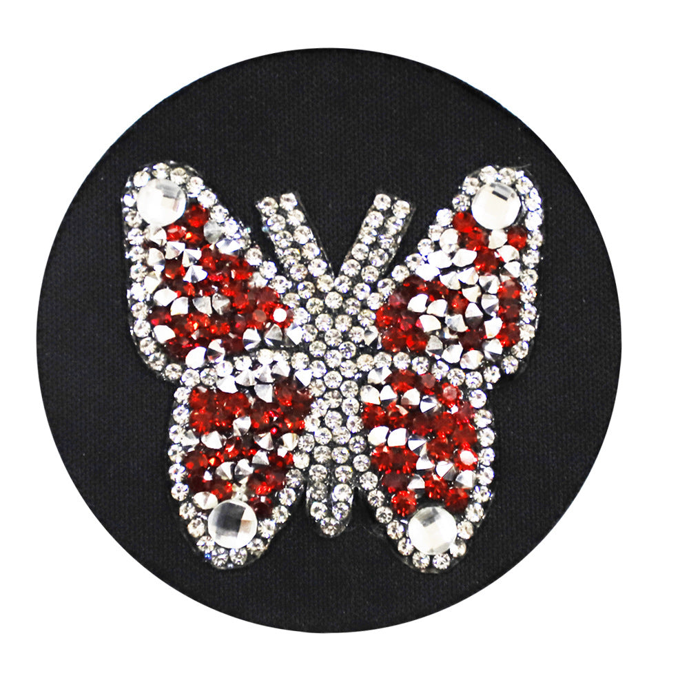 Wholesale Butterfly Diamond  PU Car Tea Coaster