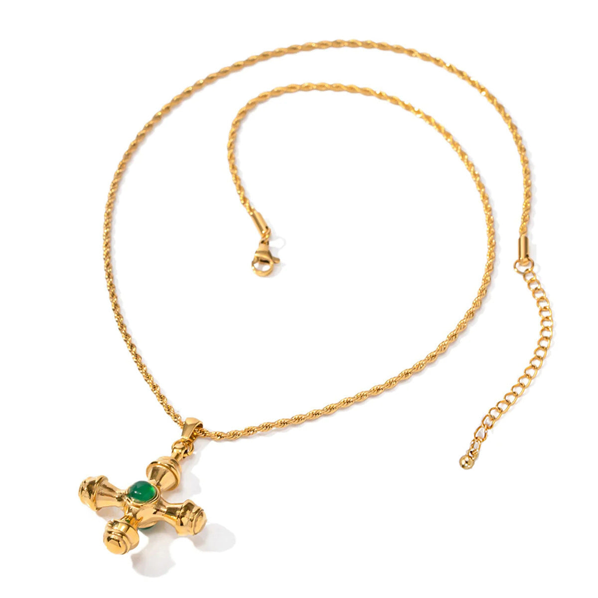 Wholesale Mother's Day Gift Cross Pendant Vintage Necklace