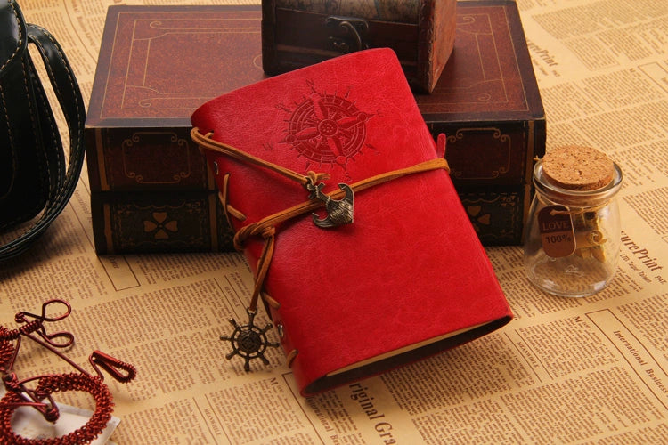 Wholesale Creative Pirate Leather Strap Loose Leaf Notebook