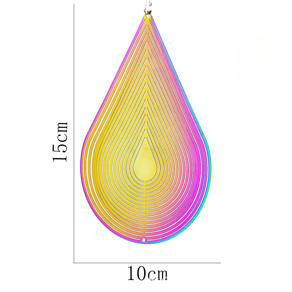 Wholesale 3D Rotating Stainless Steel Wind Chimes