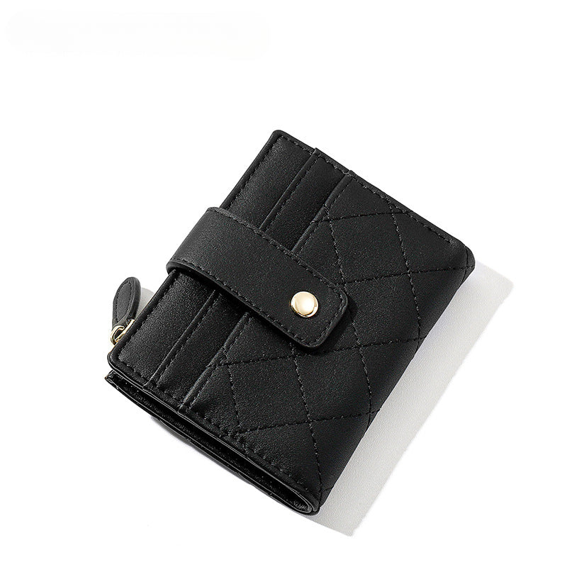 Wholesale New Creative Zipper Multi-card Slot Short Women's PU Coin Purse