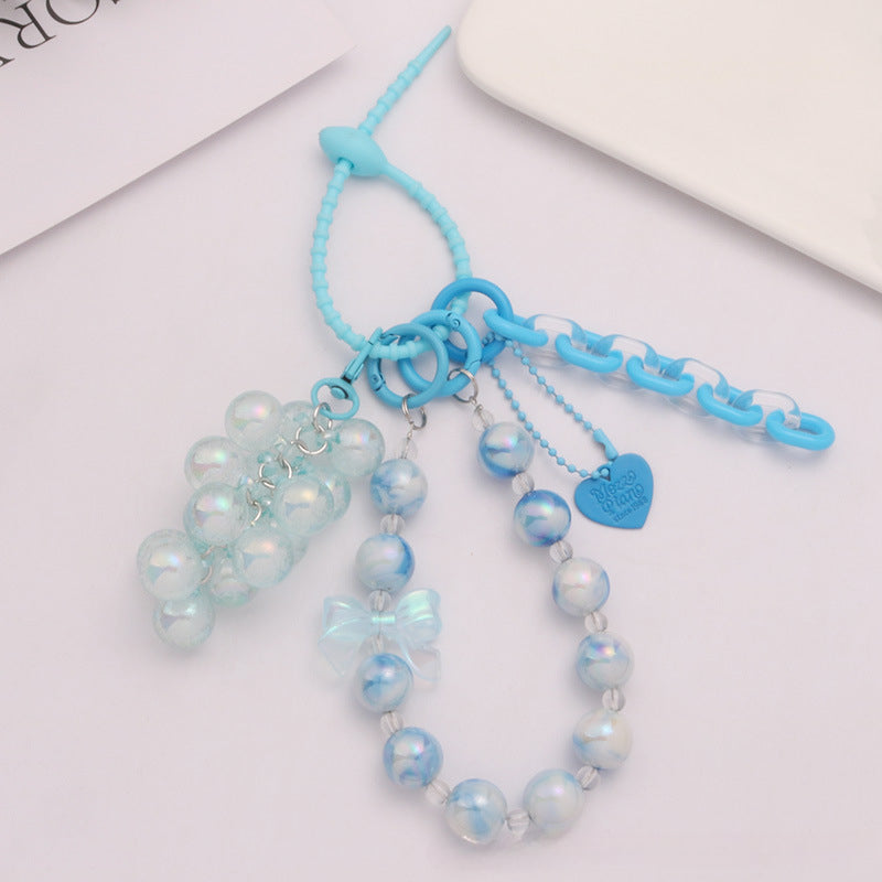 Wholesale Acrylic Grape Bunch Keychain