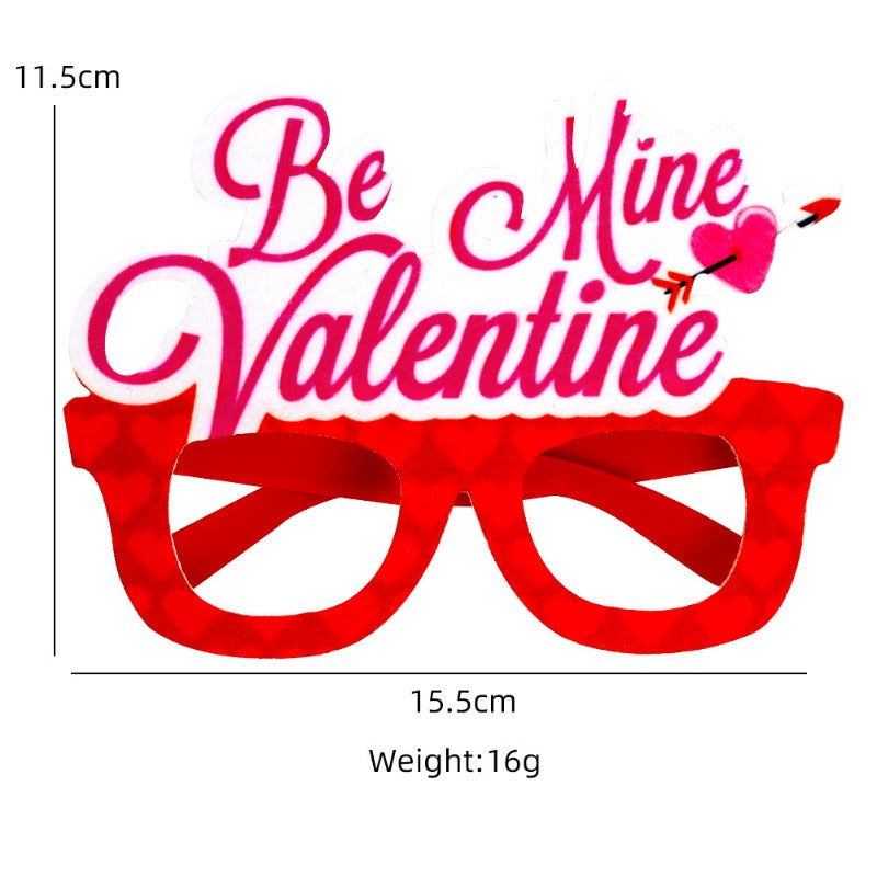 Wholesale Valentine's Day Glasses Party Decorations LOVE Love Glasses Frame Holiday Party Dress Up Photo Props