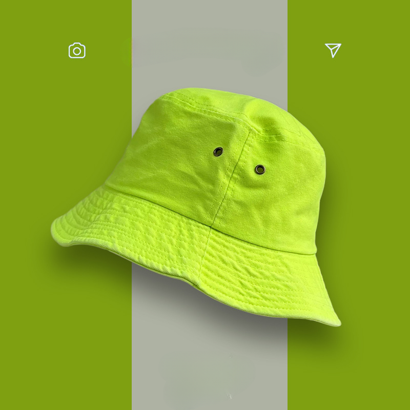 Wholesale Cotton Neon Color Bucket Hat