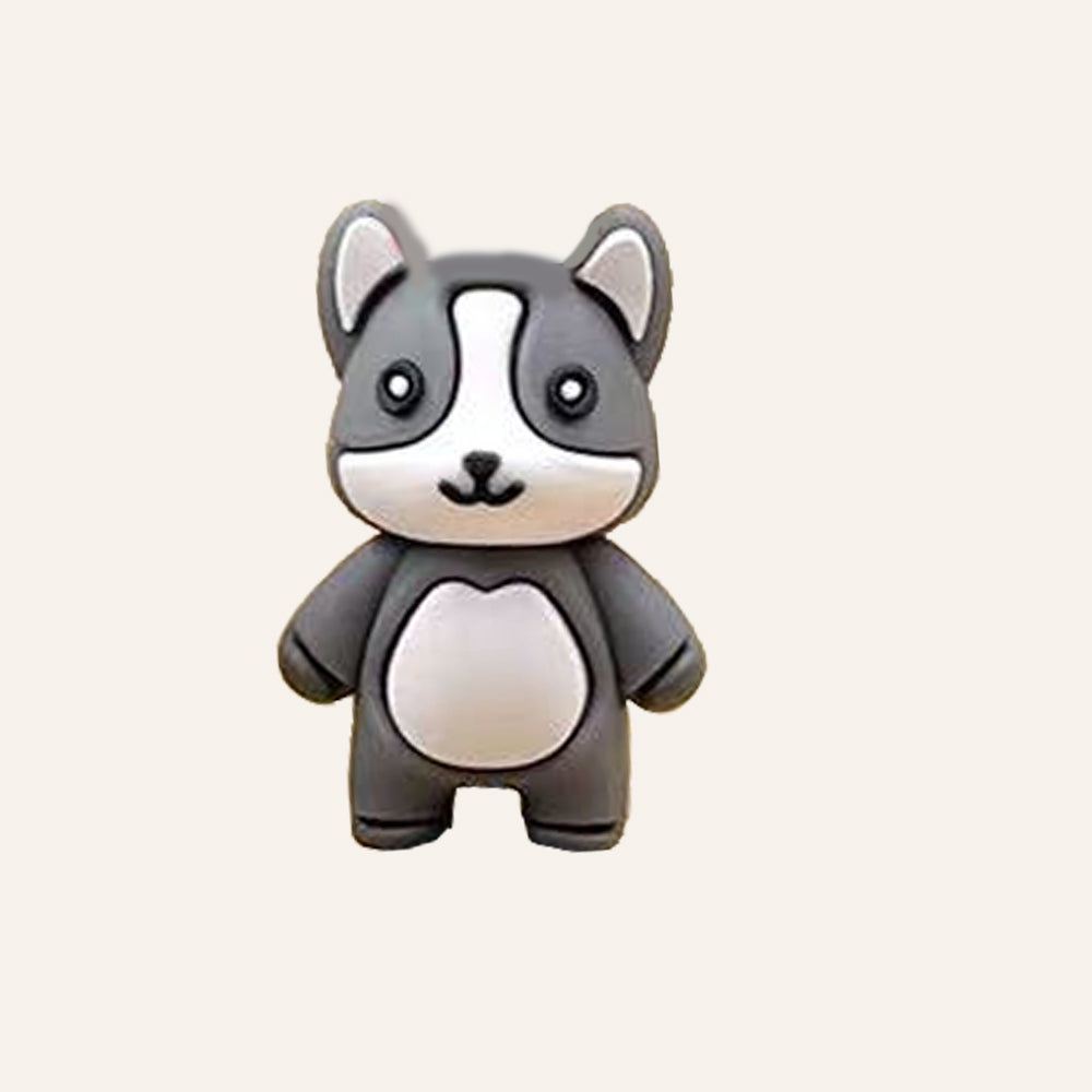 Wholesale 20pcs 3D Colorful Cute Toy Dog Beads