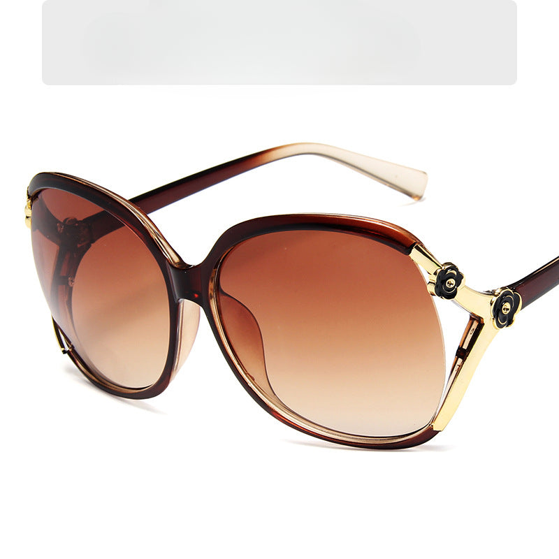 Wholesale Camellia Blossom Paint PC Sunglasses