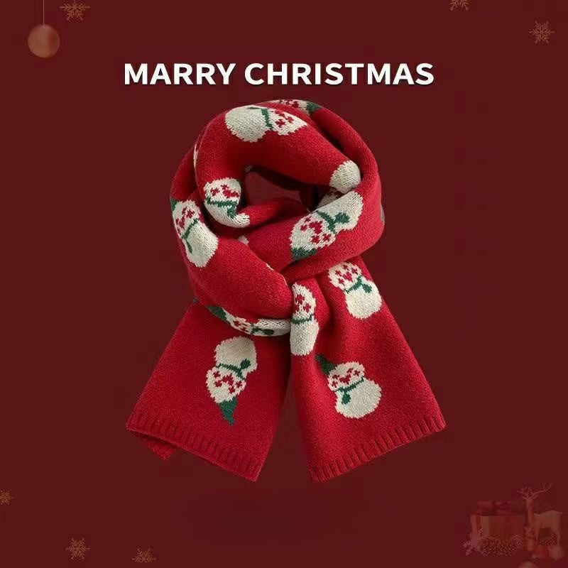 Wholesale Christmas Imitation Cashmere Scarf